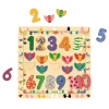 Djeco Houten Puzzel - Cijfers Clearance