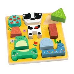 Djeco Houten Puzzel en Bouwspel New