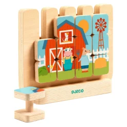 Houten Puzzel Huizen>Djeco Best