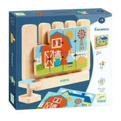 Houten Puzzel Huizen>Djeco Best