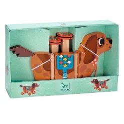 Houten Trekfiguur Nico de Hond-Djeco New