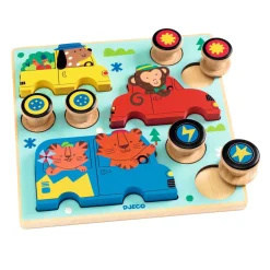 Djeco 2-in-1 Houten Puzzel Spel Outlet