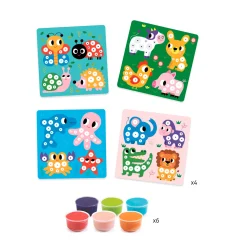 Kleiset Dieren - 6 Kleuren Klei-Djeco Online