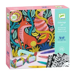 Djeco Kleuren met 3D-effect - Fantasy Forest New