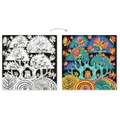 Djeco Kleuren met 3D-effect - Fantasy Forest New