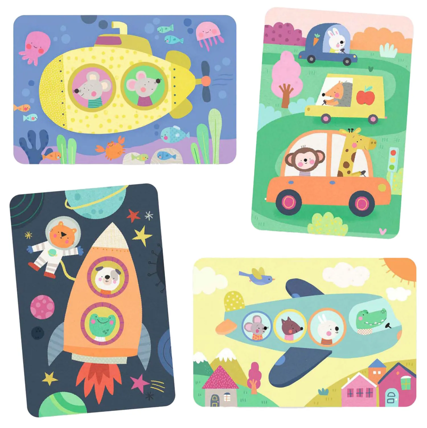 Kleuren met Water - Onderweg>Djeco Discount