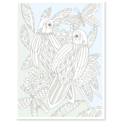 Kleurplaten Vogels-Djeco Hot