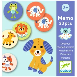 Knuffels Memospel, 30 Kaarten-Djeco Sale