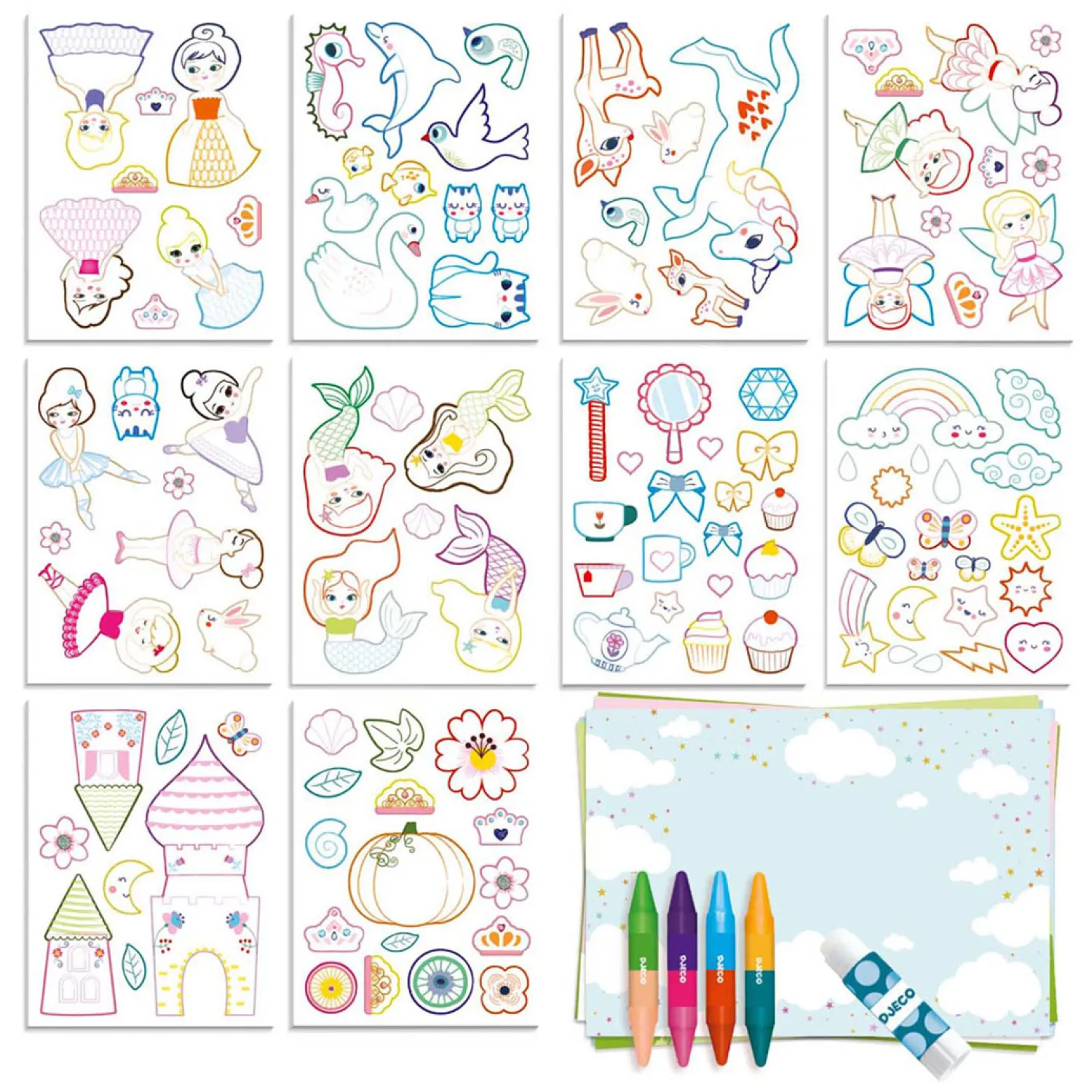 Djeco Knutseldoos met 100 Vormen Online