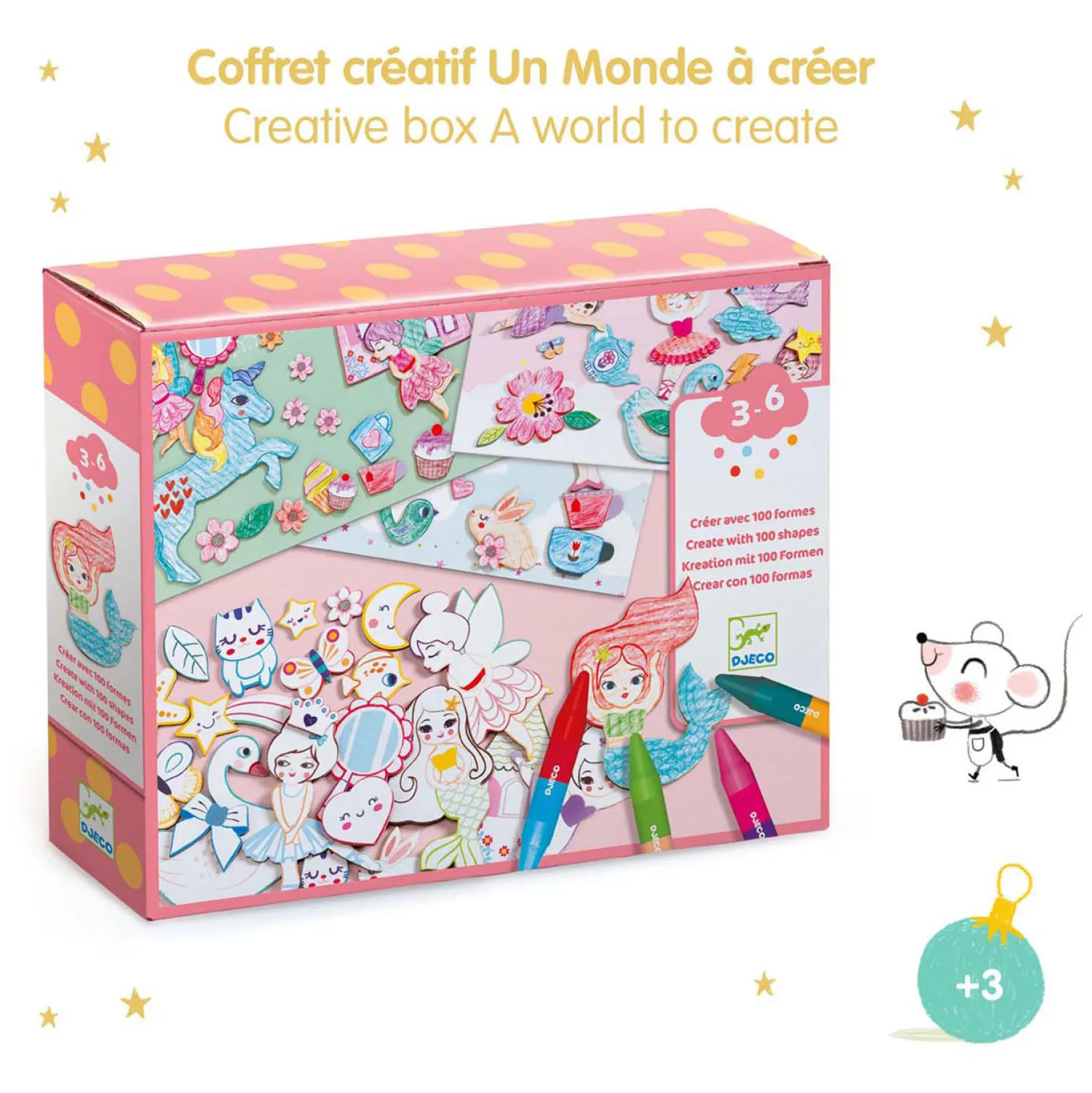 Djeco Knutseldoos met 100 Vormen Online