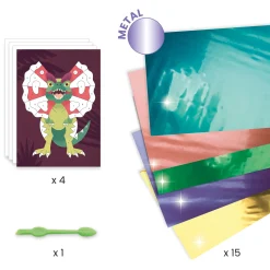 Djeco Knutselen met Folie Dinosaurus Hot