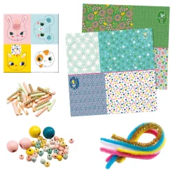 Knutselset Chenilledraden - Feeen Rijgen>Djeco Online