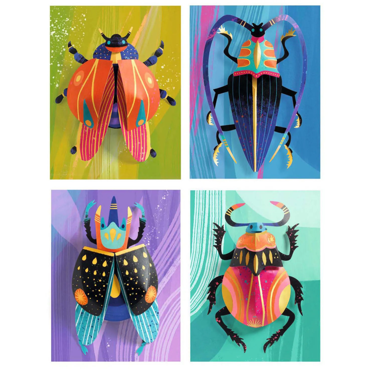 Knutselset 3D Insecten van Papier-Djeco Online