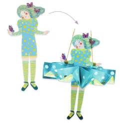 Knutselset Papieren Jurken met Aankleedpoppen-Djeco New