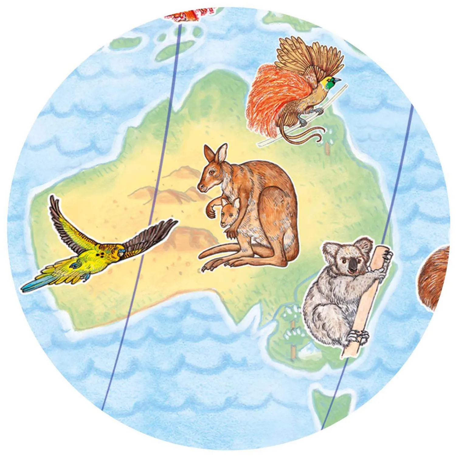 Legpuzzel Dieren van de Wereld - 100st.>Djeco