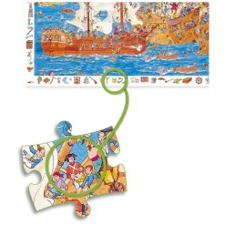 Legpuzzel Piraten - 100st.-Djeco