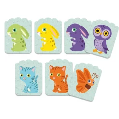 Djeco Little Match Kaartspel Dieren Outlet