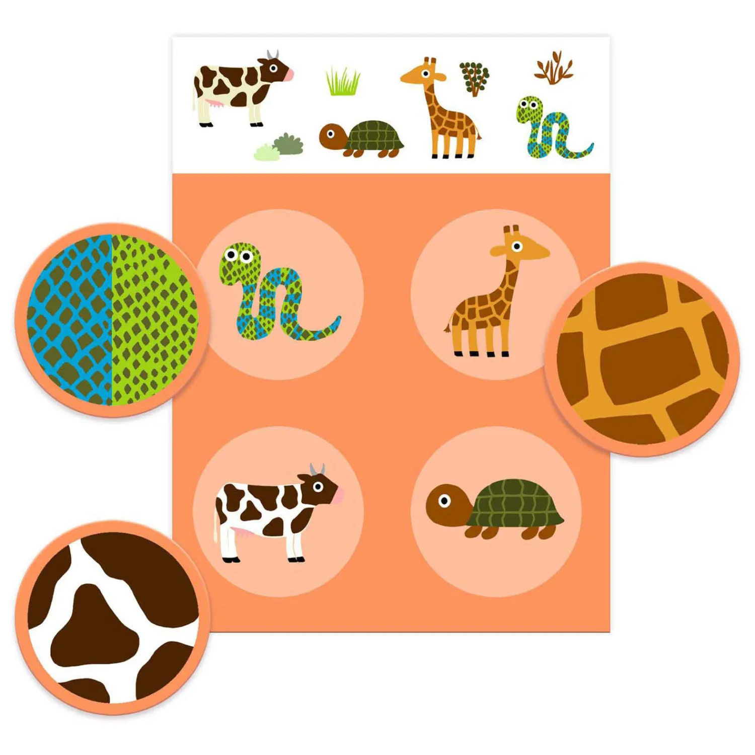 Djeco Lottospel Dieren - 16st.