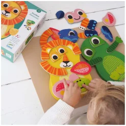 Magneetspel Dieren Leeuw-Djeco Online