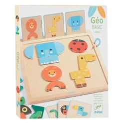 Djeco Magneten Dierenspel Geo Basic, 24dlg. Clearance