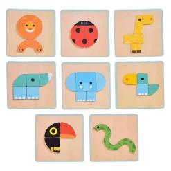 Djeco Magneten Dierenspel Geo Basic, 24dlg. Clearance