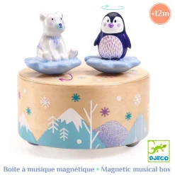 Djeco Magnetische Muziekdoosje - Beer en Pinguin Sale