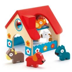 Mini Boerderij met Dieren, 6dlg.>Djeco Hot