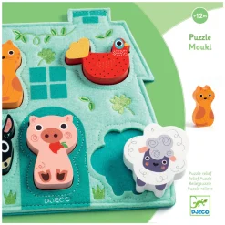 Mouki Vormenpuzzel, 5st.-Djeco Hot