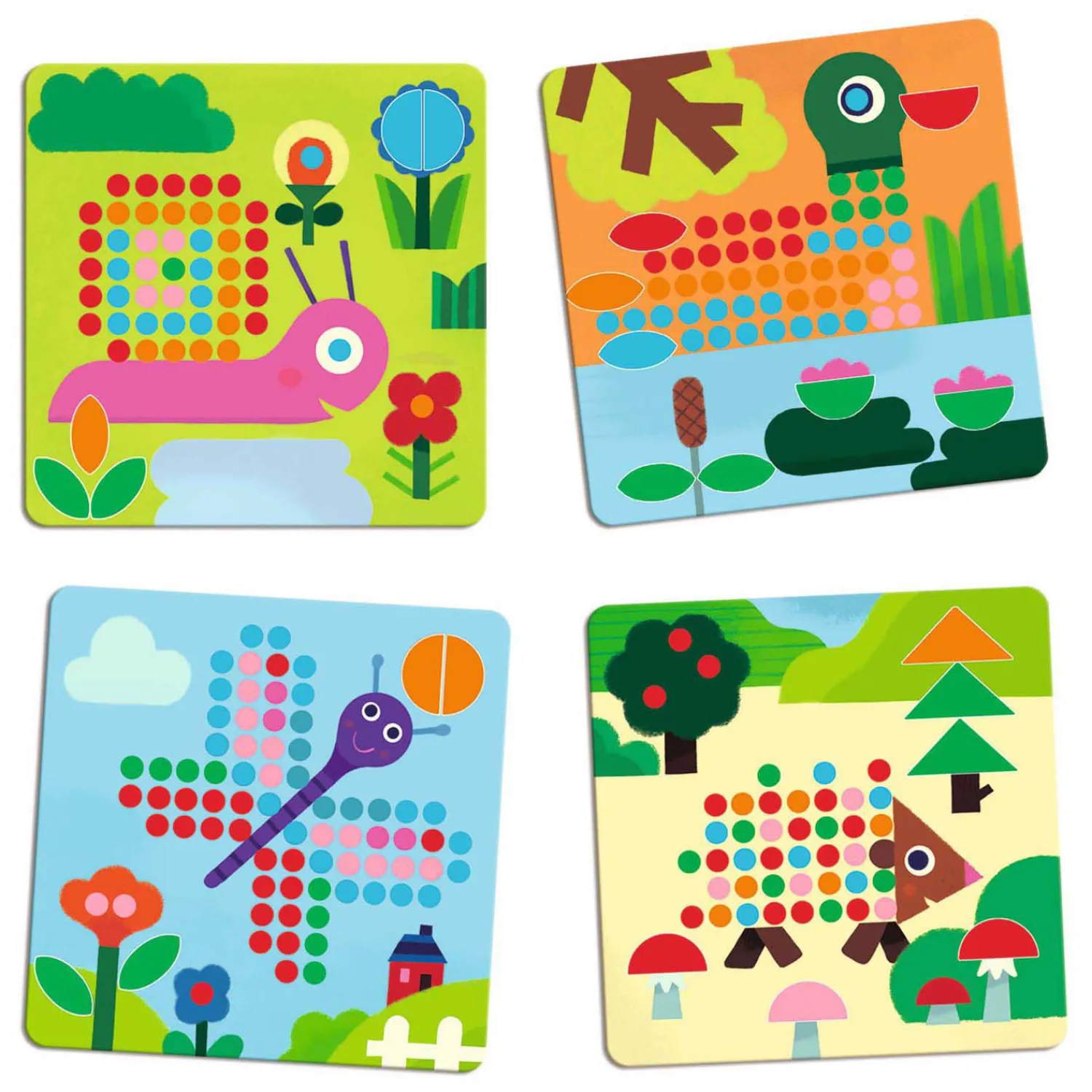 Mozaiekspel met 8 Plaatjes-Djeco Online