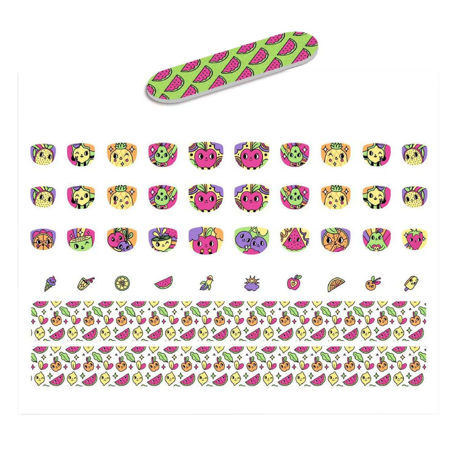 Djeco Nagelstickers Fruit - 120 Stickers Outlet