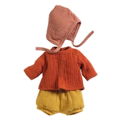Djeco Oranje Outfit voor Poppen - 3dlg. Online