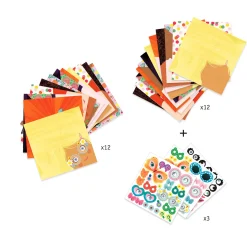Origami Gezichtjes>Djeco Hot