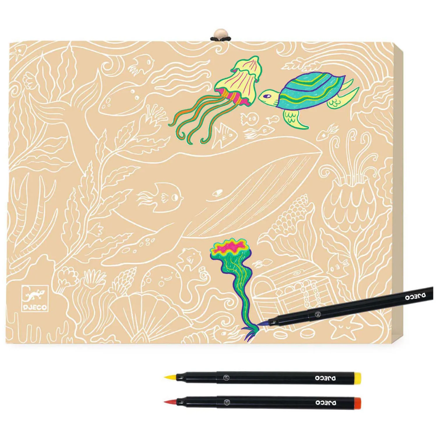 Penseelstiften Koffer - 24st.>Djeco Online