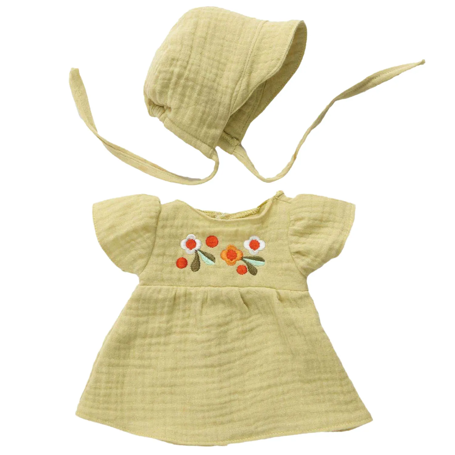 Djeco Poppen Jurk met Mutsje New