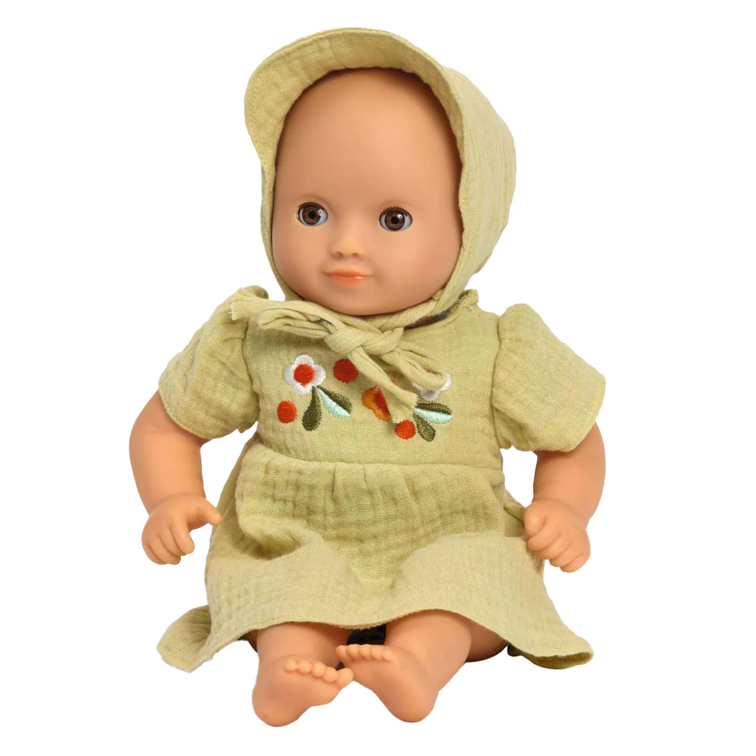 Djeco Poppen Jurk met Mutsje New