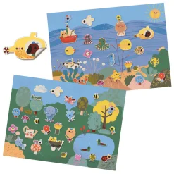 Djeco Puffy Stickers met Plakachtergrond 'Zomer' Outlet
