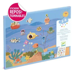Djeco Puffy Stickers met Plakachtergrond 'Zomer' Outlet