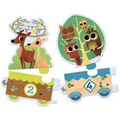 Djeco Puzzelverhaal Bosdieren - 20st. Hot