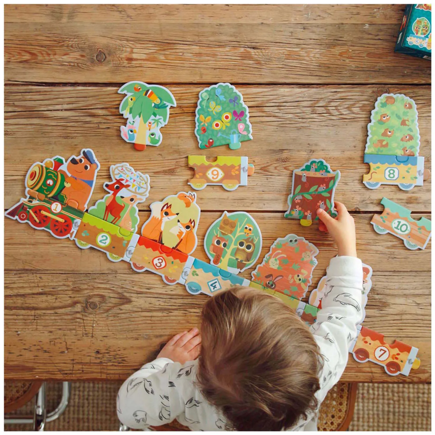 Djeco Puzzelverhaal Bosdieren - 20st. Hot