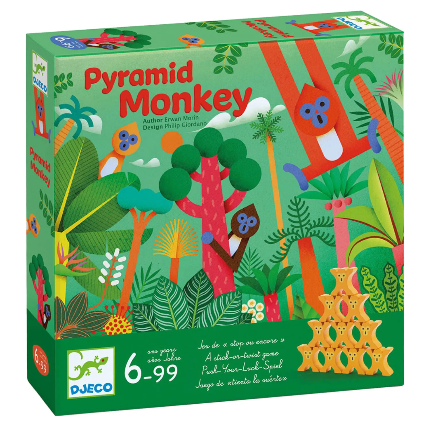 Djeco Pyramid Monkey Balansspel Sale