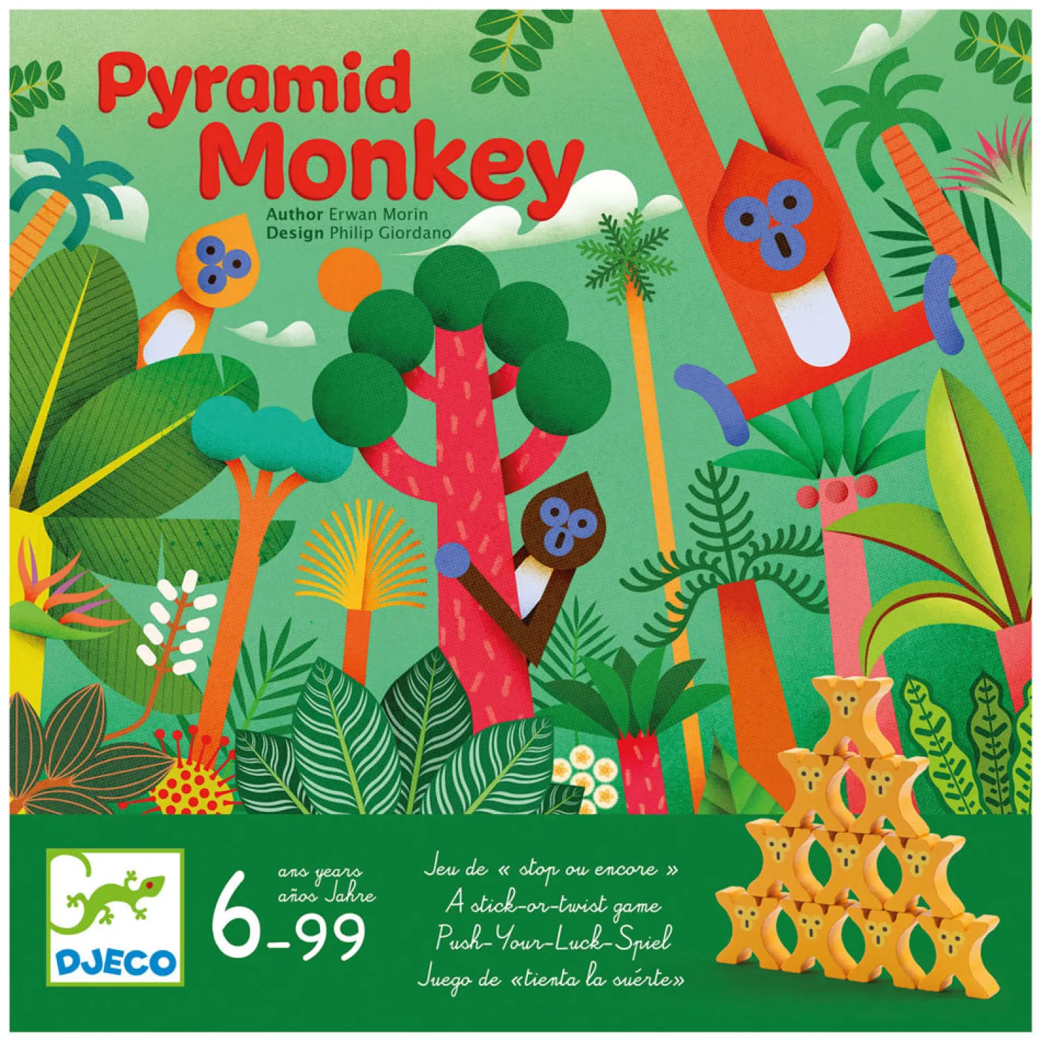 Djeco Pyramid Monkey Balansspel Sale