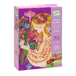 Schilderijen 'Geurige Bloemen' Versieren met Glitter-Djeco Clearance