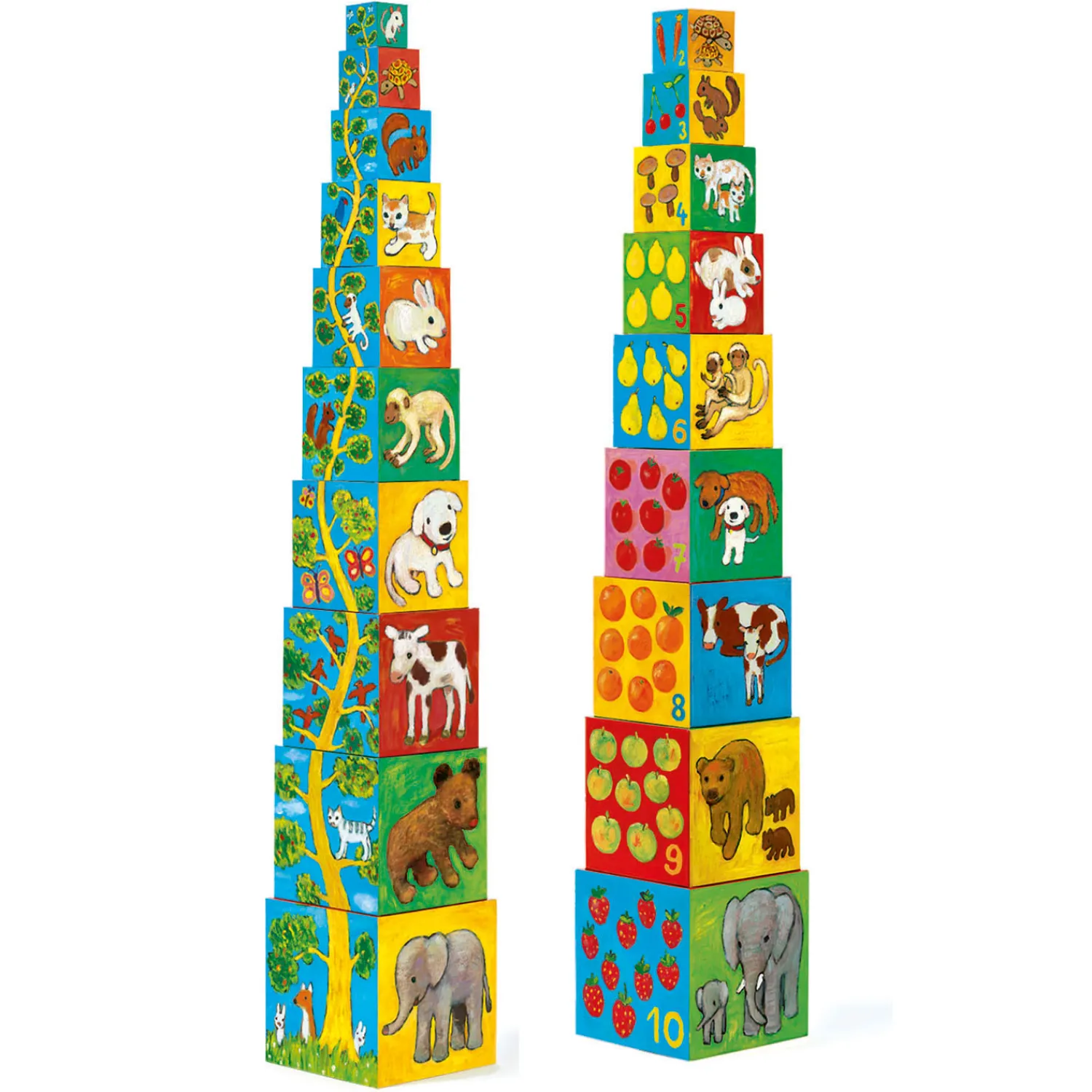 Stapelblokken, 10dlg.-Djeco