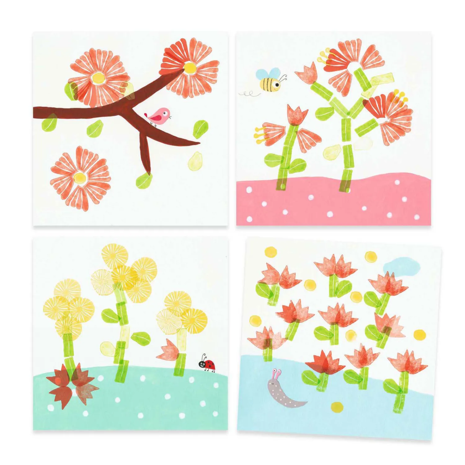 Stempelset met Bloemen>Djeco New