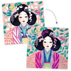 Stickeren op Nummer met Metallicfolie en Diamantjes><noscript><img width=