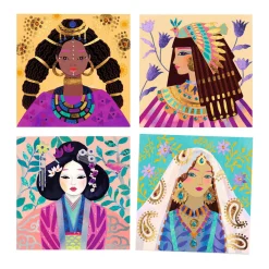 Stickeren op Nummer met Metallicfolie en Diamantjes><noscript><img width=