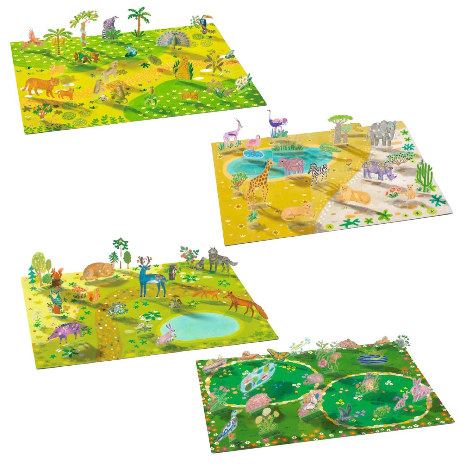 Djeco Stickers - Dieren Outlet