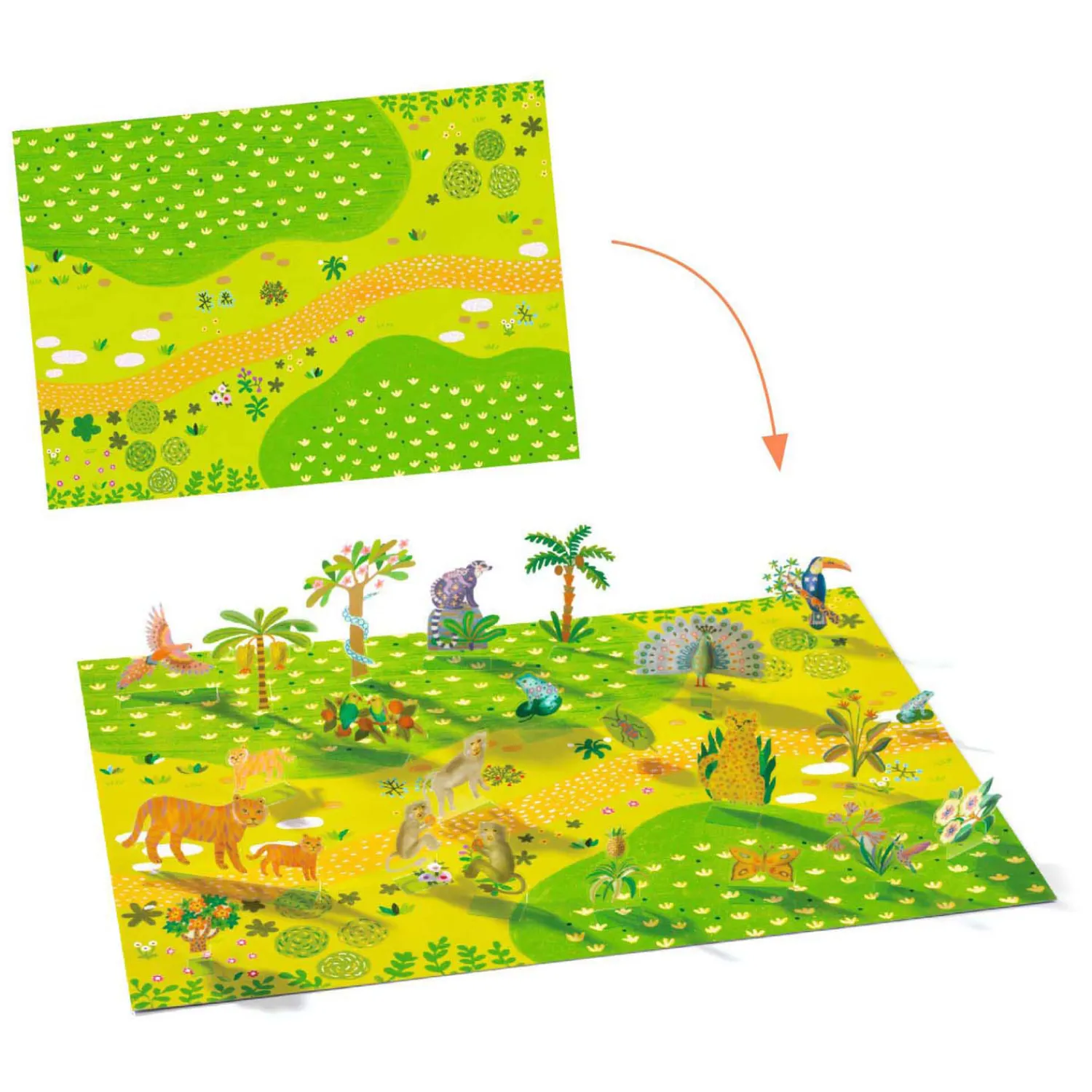 Djeco Stickers - Dieren Outlet