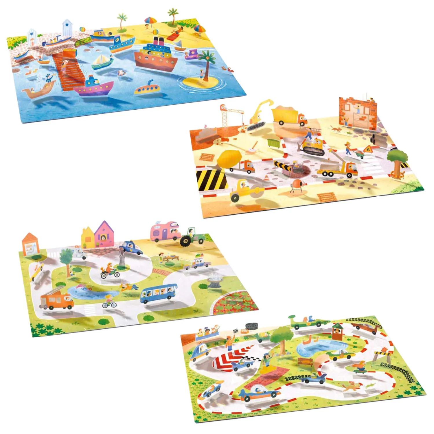 Stickers - Voertuigen-Djeco Discount