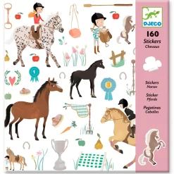 Stickers Paarden, 160st.-Djeco Online